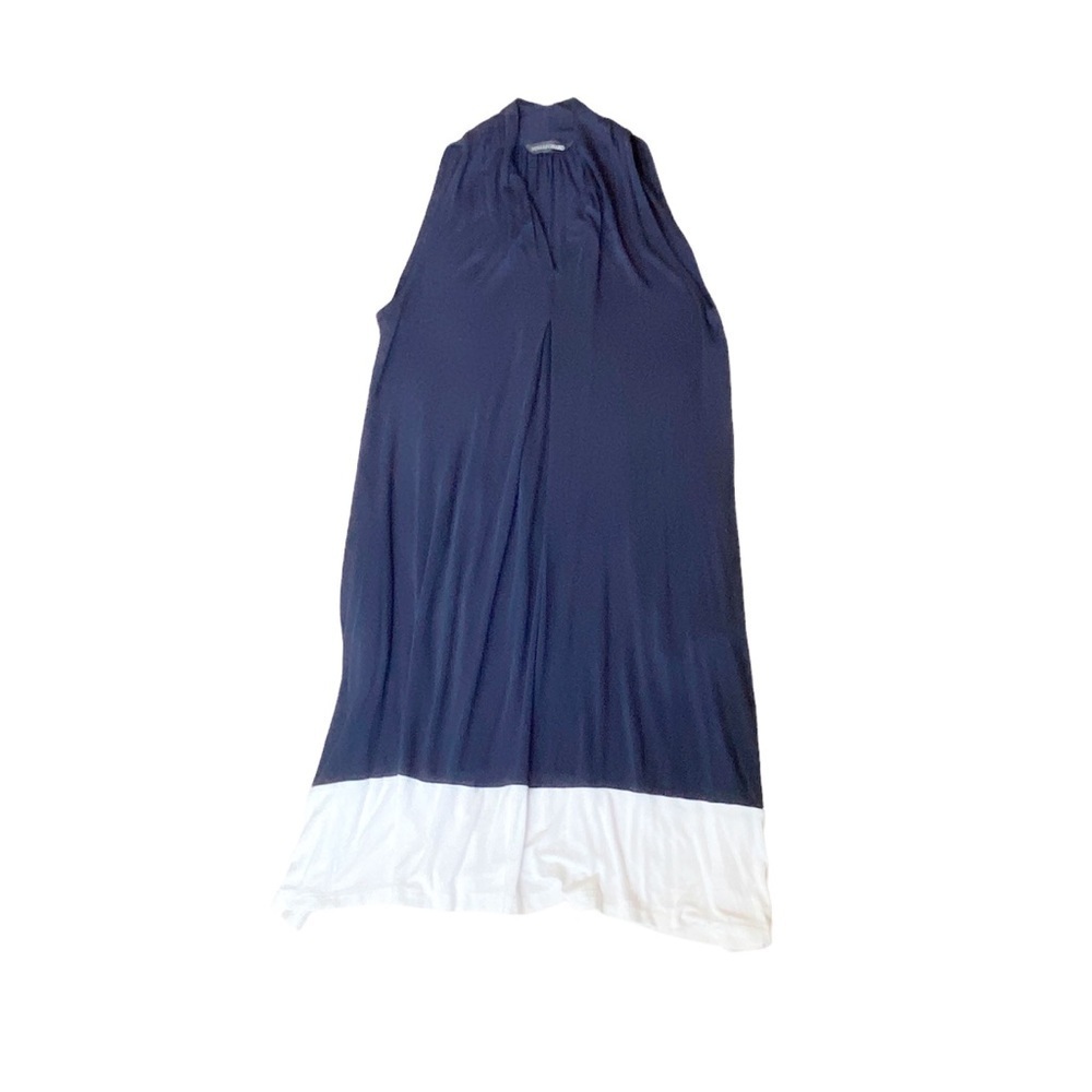 Nina Leonard Navy Blue Dress Size L